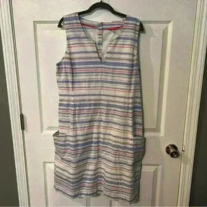 Joules Elayna Striped Shift Dress, EUC